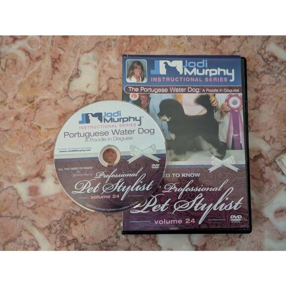 Jodi Murphy Instructional Pet Stylist DVD Volume 24: Portuguese Water Dog Poodle - Picture 1 of 2
